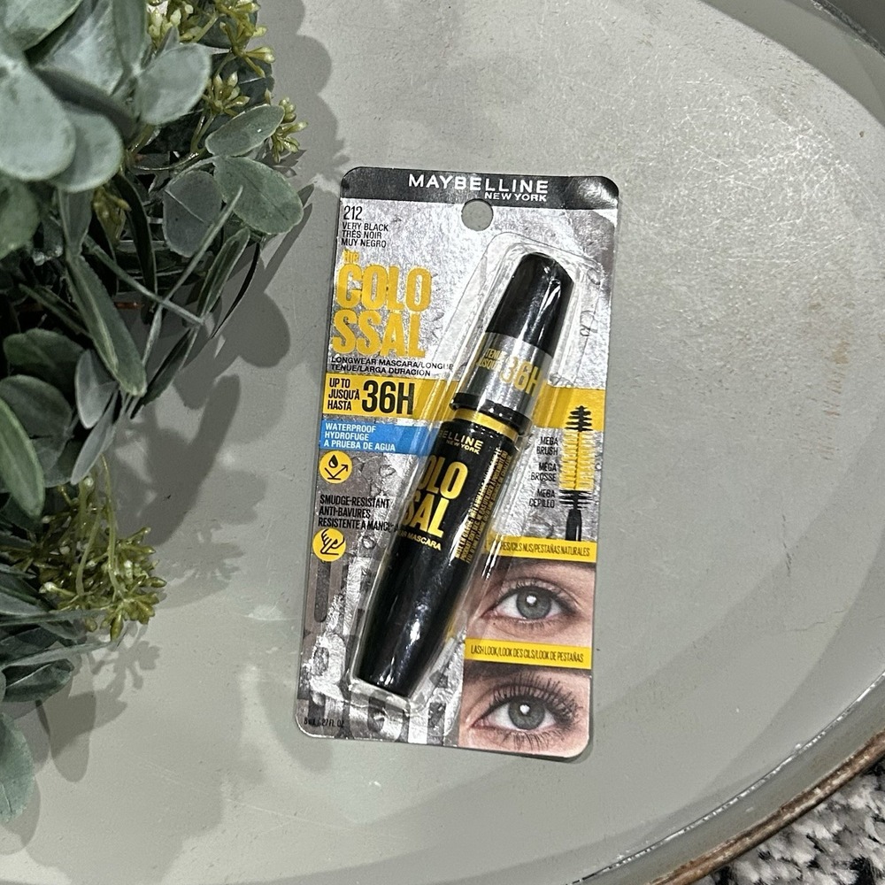 Maybelline‎ Colossal Up To 36 Hour Waterproof Mascara, #212 Very Black